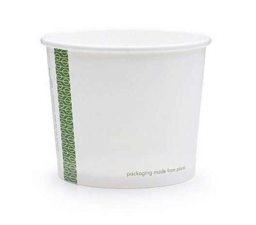 Supikauss, Maisitärklisega vooderdatud anum, 300 ml, seeria 90, 50 tk pakendis