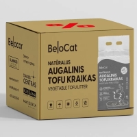 BeloCat TOFU Natural Cat Litter – With Activated Charcoal | 6 L / 2.5 kg - 2