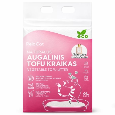 BeloCat TOFU Natural Cat Litter – Viktoria’s Cat’s Secret Scent | 6 L / 2.5 kg