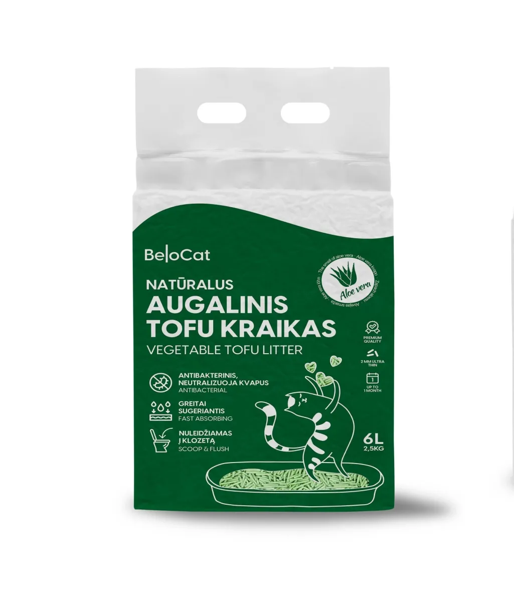 Kassiliiv „Belocat“ TOFU, 6 l / 2,5 kg (Aloe vera), 100% naturaalne