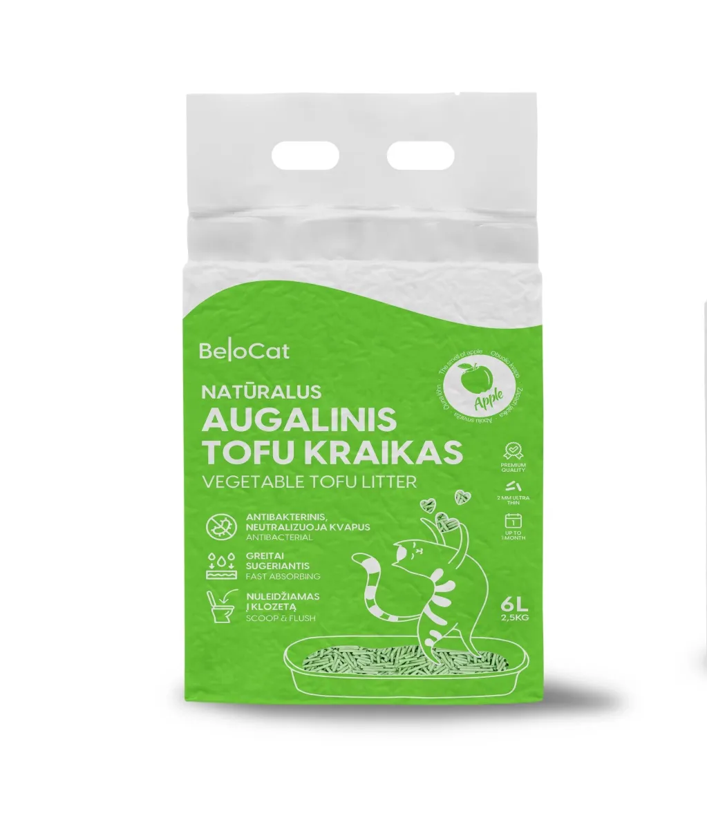 Kassiliiv „Belocat“ TOFU, 6 l / 2,5 kg (õun), 100% naturaalne