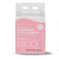 “Belocat” TOFU Cat Litter, 6 L / 2.5 kg (Cherry Blossom), 100% Natural - 1