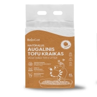 “Belocat” TOFU Cat Litter, 6 L / 2.5 kg (Coconut), 100% Natural - 1