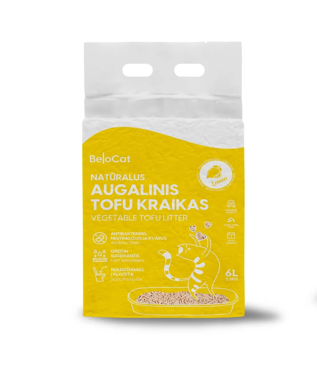 Kassiliiv „Belocat“ TOFU, 6 l / 2,5 kg (sidrun), 100% naturaalne