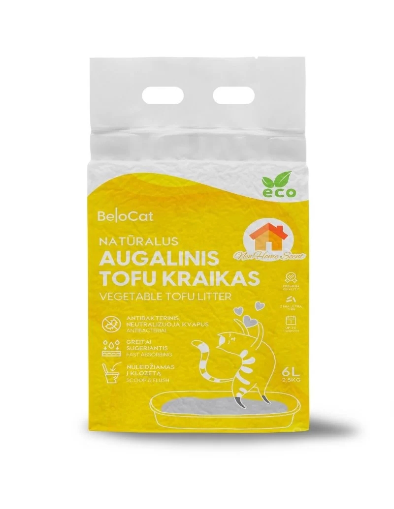 Kassiliiv „Belocat“ TOFU, 6 l / 2,5 kg (New Home), 100% naturaalne