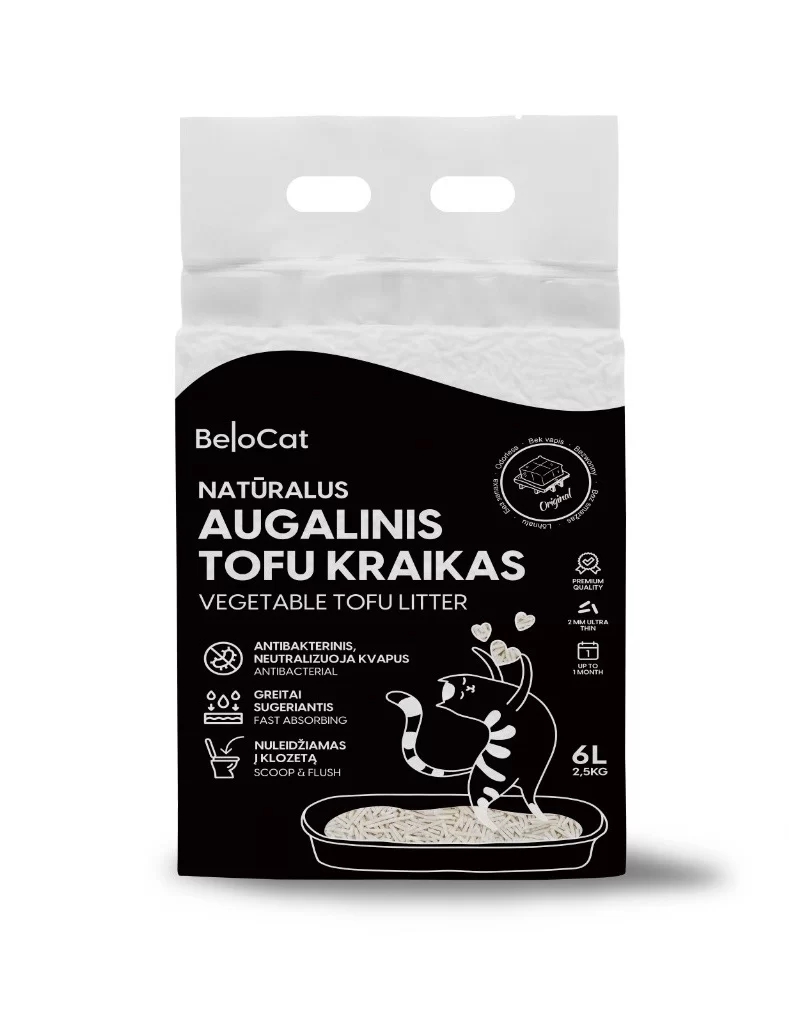 Kassiliiv „Belocat“ TOFU, 6 l / 2,5 kg (Original), 100% naturaalne