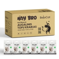 “HayBro” TOFU Cat Litter, 7 L / 2.5 kg (Charcoal), 100% Natural - 3