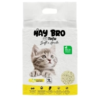 “HayBro” TOFU Cat Litter, 7 L / 2.5 kg (Lemon), 100% Natural - 1