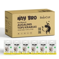 “HayBro” TOFU Cat Litter, 7 L / 2.5 kg (Lemon), 100% Natural - 3