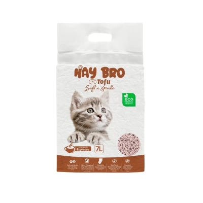 TOFU kassiliiv kassidele „HayBro“ 7 l / 2,5 kg (espresso), 100% naturaalne