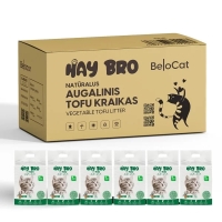 Наполнитель для кошачьего туалета TOFU «HayBro», 7 л / 2,5 кг (сосна), 100% натуральный - 3