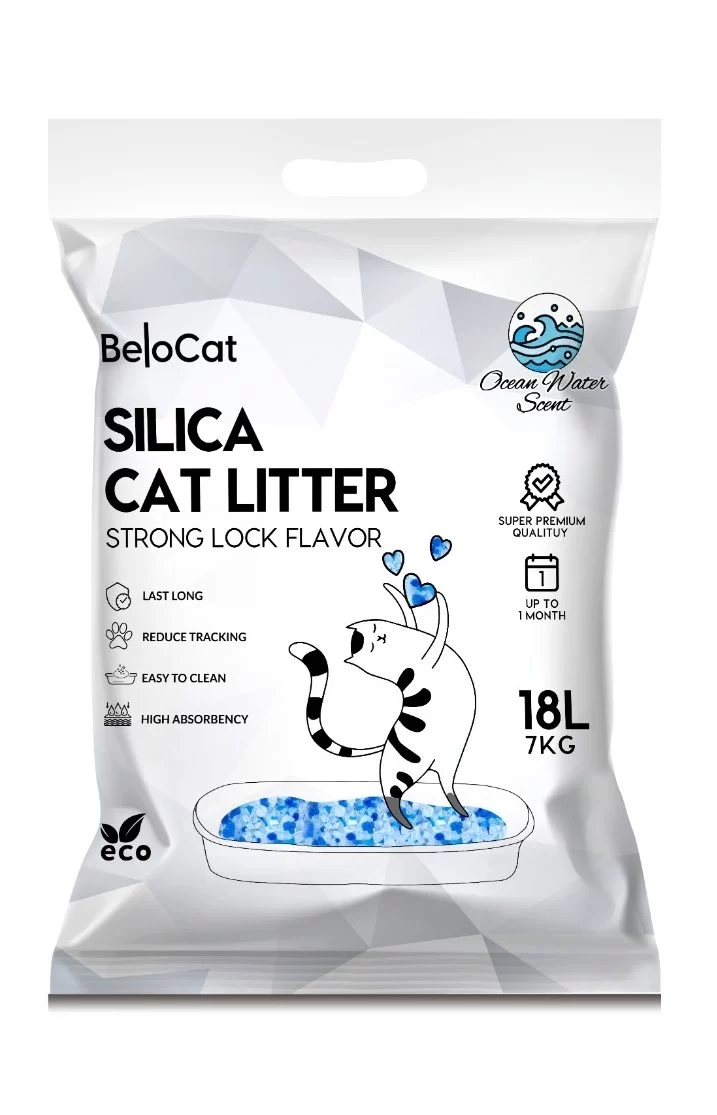 Silikageelist kassiliiv „BeloCat“ 18 l / 7 kg (Premium), 100% naturaalne