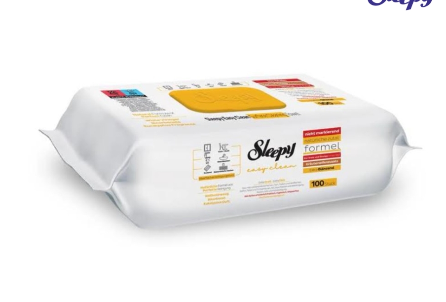 Влажные салфетки для уборки общего назначения Sleepy Easy Clean Lemon