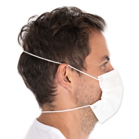 Face masks type II, 3-ply | PP, head band.white - 3