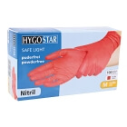 Nitrile gloves Safe Light | powder-free RED  100tk