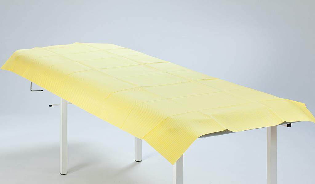 Medical sheets of paper-foil Yellow