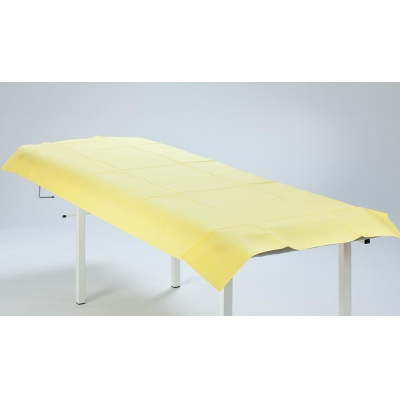 Medical sheets of paper-foil Yellow