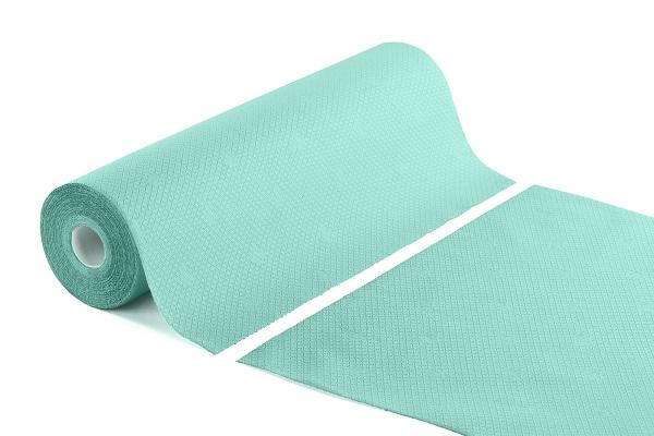 Medical couch roll of paper Green