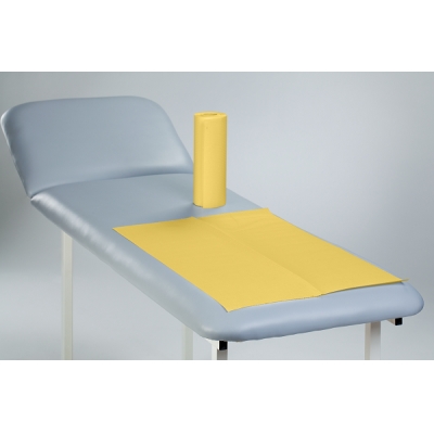 Medical couch roll paper-foil Yellow