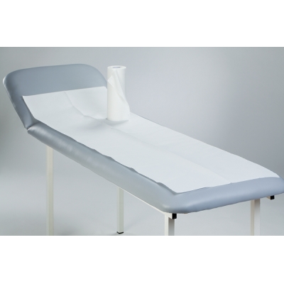 Medical couch roll paper-foil White