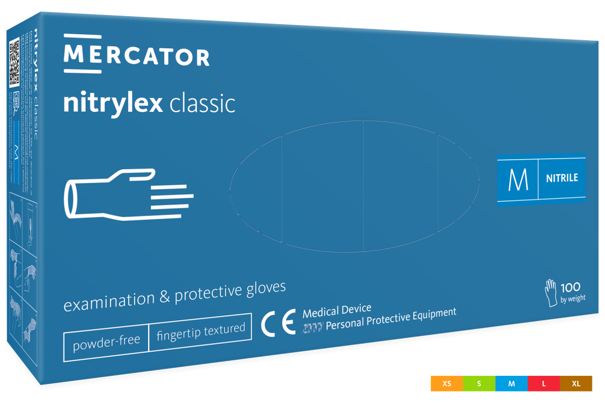 nitrylex classic valge a100