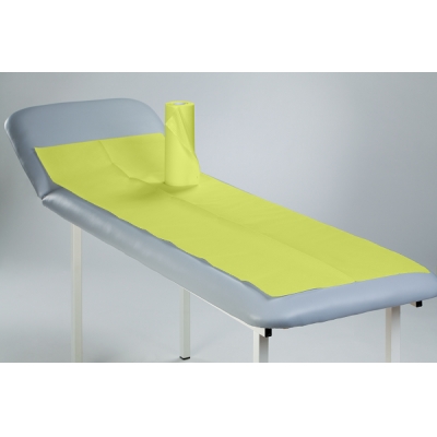 Medical couch roll paper-foil Lime