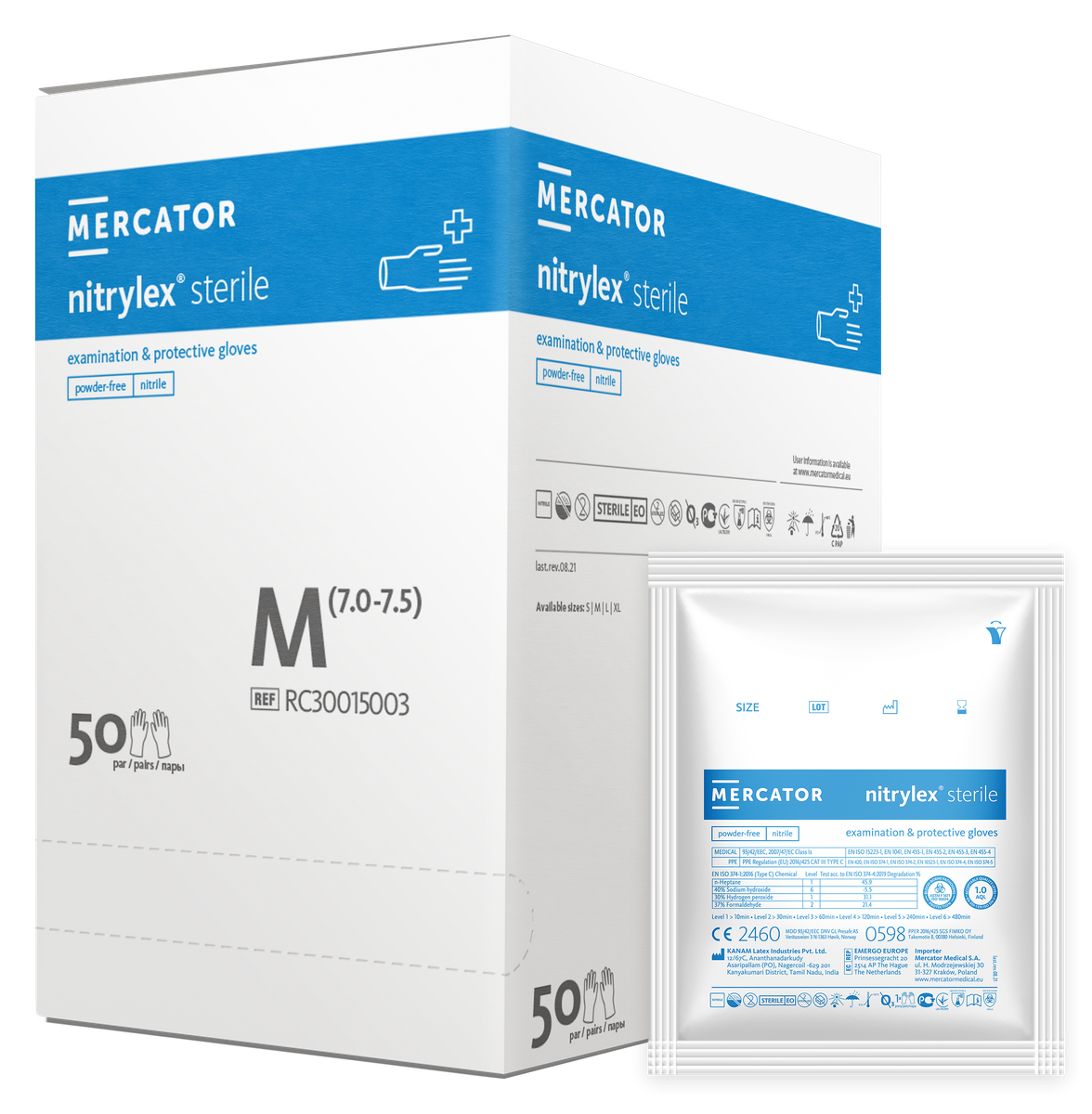 nitrylex sterile 1par