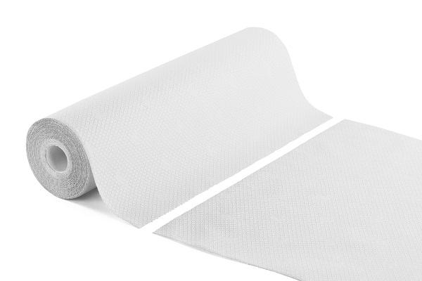 Medical couch roll of paper White