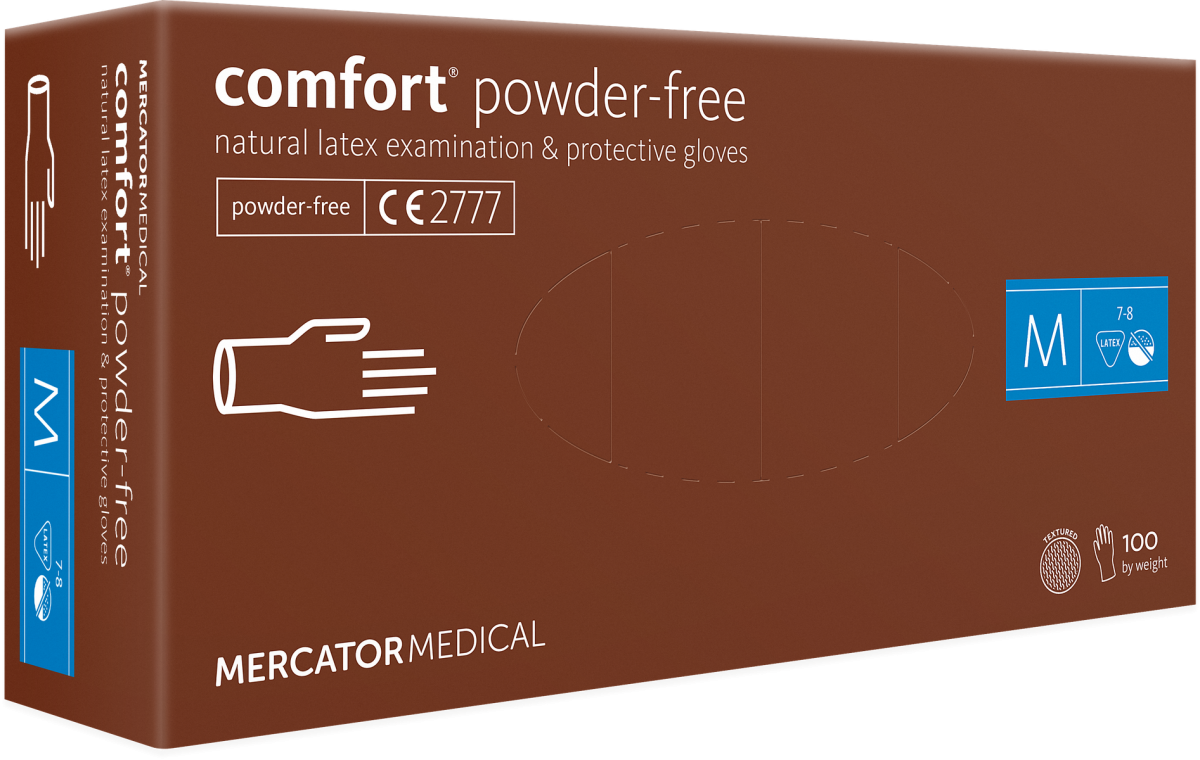 comfort-powder-free latex mugavuspuudrivaba