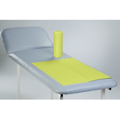 Medical couch roll paper-foil Lime
