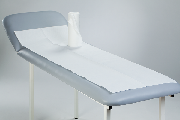 Medical couch roll paper-foil White