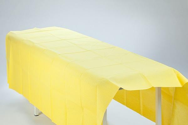 Medical sheets of paper-foil Yellow