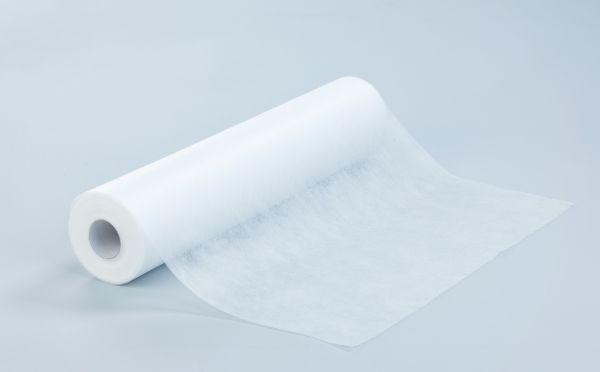 Medical couch roll of nonwoven White