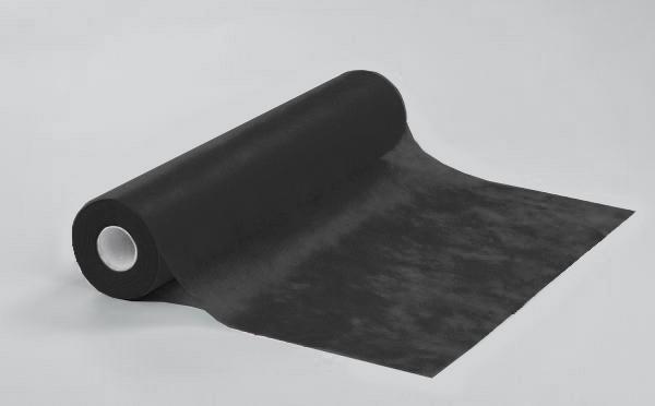 Medical couch roll of nonwoven Black