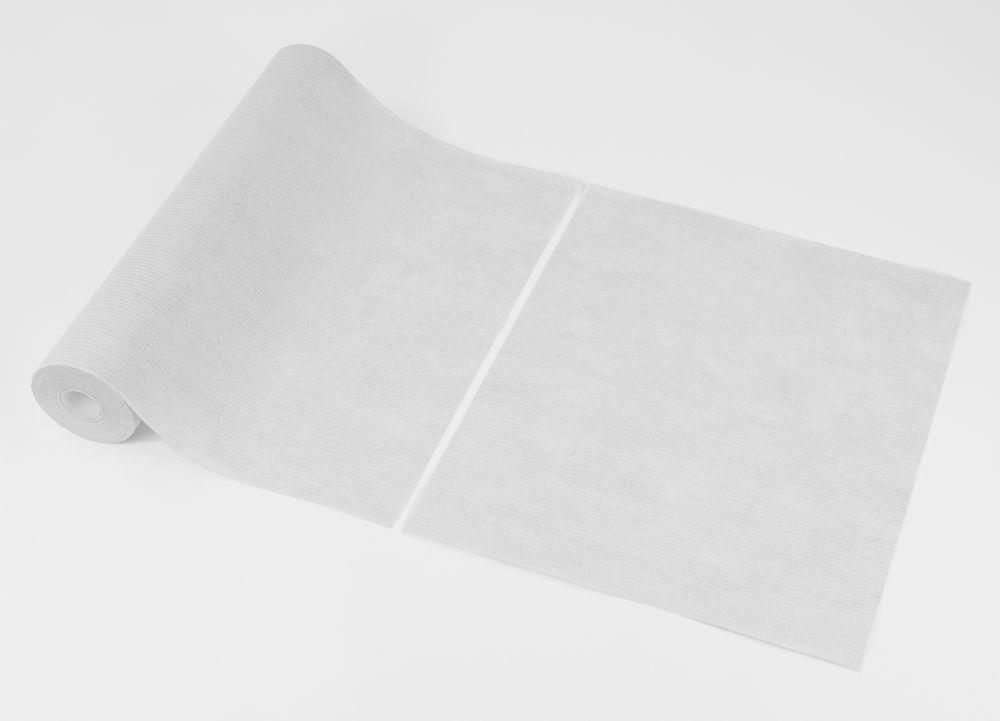 Medical couch roll of paper-nonwoven White