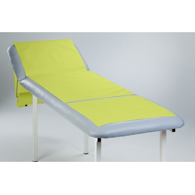 Medical couch roll of paper-foil Lime