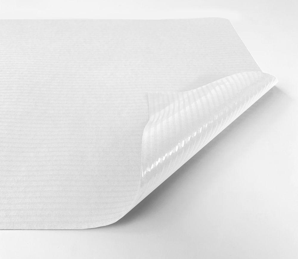 Medical couch roll of paper-foil White