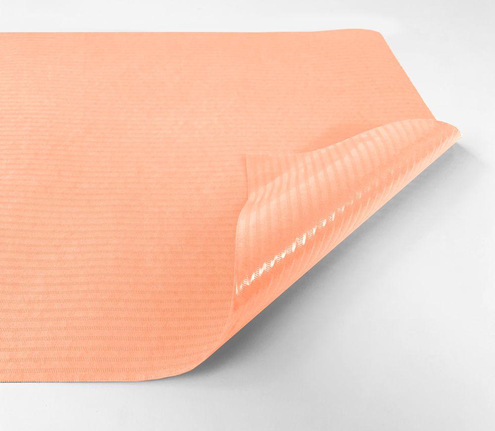 Medical couch roll of paper-foil Apricot