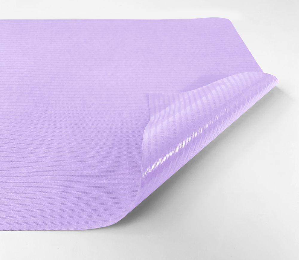 Medical couch roll of paper-foil Mauve