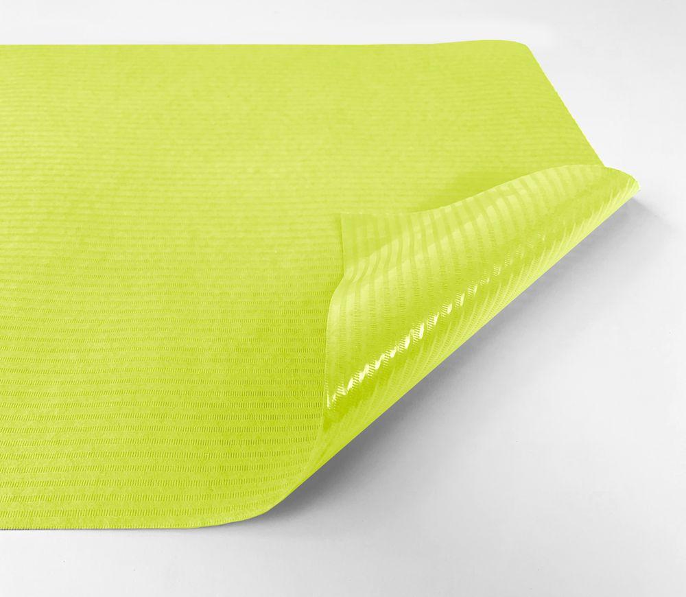 Medical couch roll of paper-foil Lime