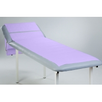 Medical couch roll of paper-foil Mauve - 1