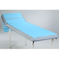 Medical couch roll of paper-foil Blue - 1