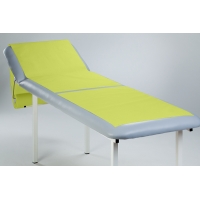 Medical couch roll of paper-foil Lime - 1