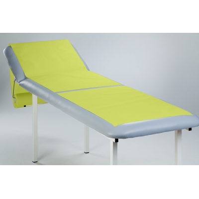 Medical couch roll of paper-foil Lime