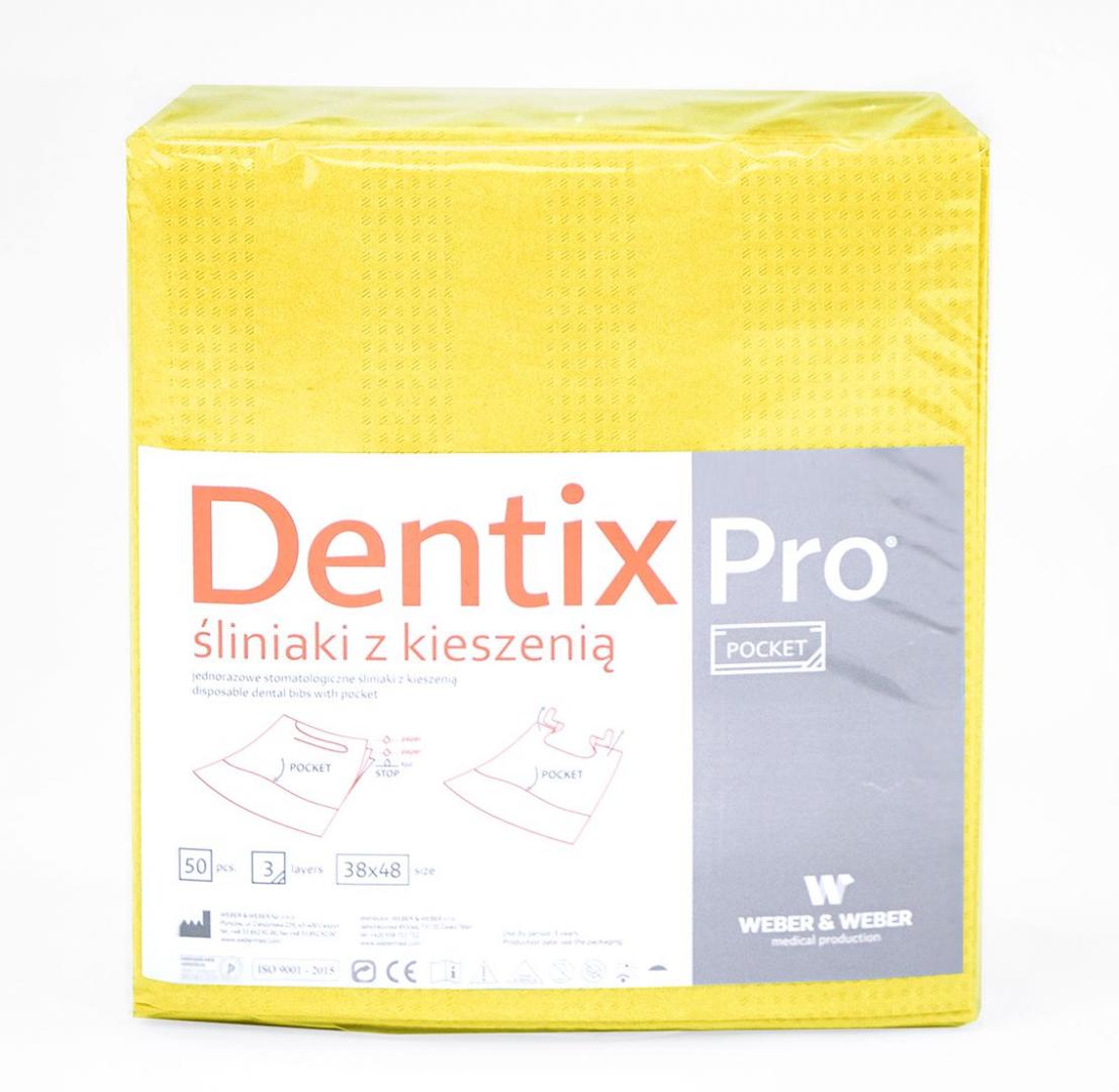 Dental bibs POCKET Yellow