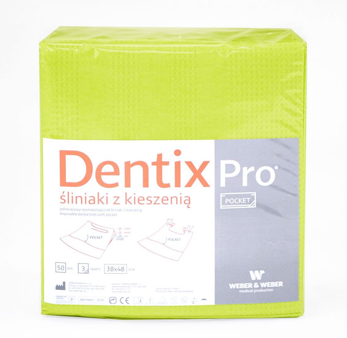 Dental bibs POCKET Lime