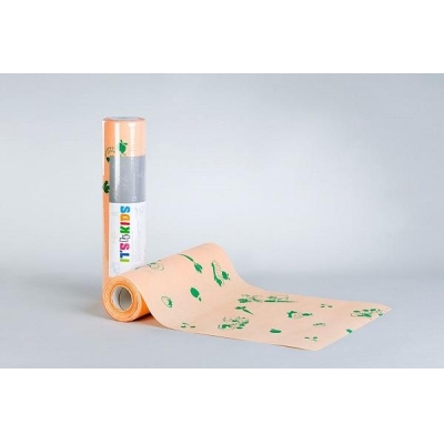 Rõõmsate trükistega rullid Aprikoos