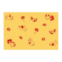 Sheets with cheerful prints Yellow - 3