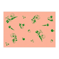 Sheets with cheerful prints Apricot - 3