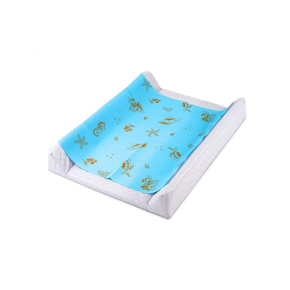 Baby changing mats with cheerful prints Blue